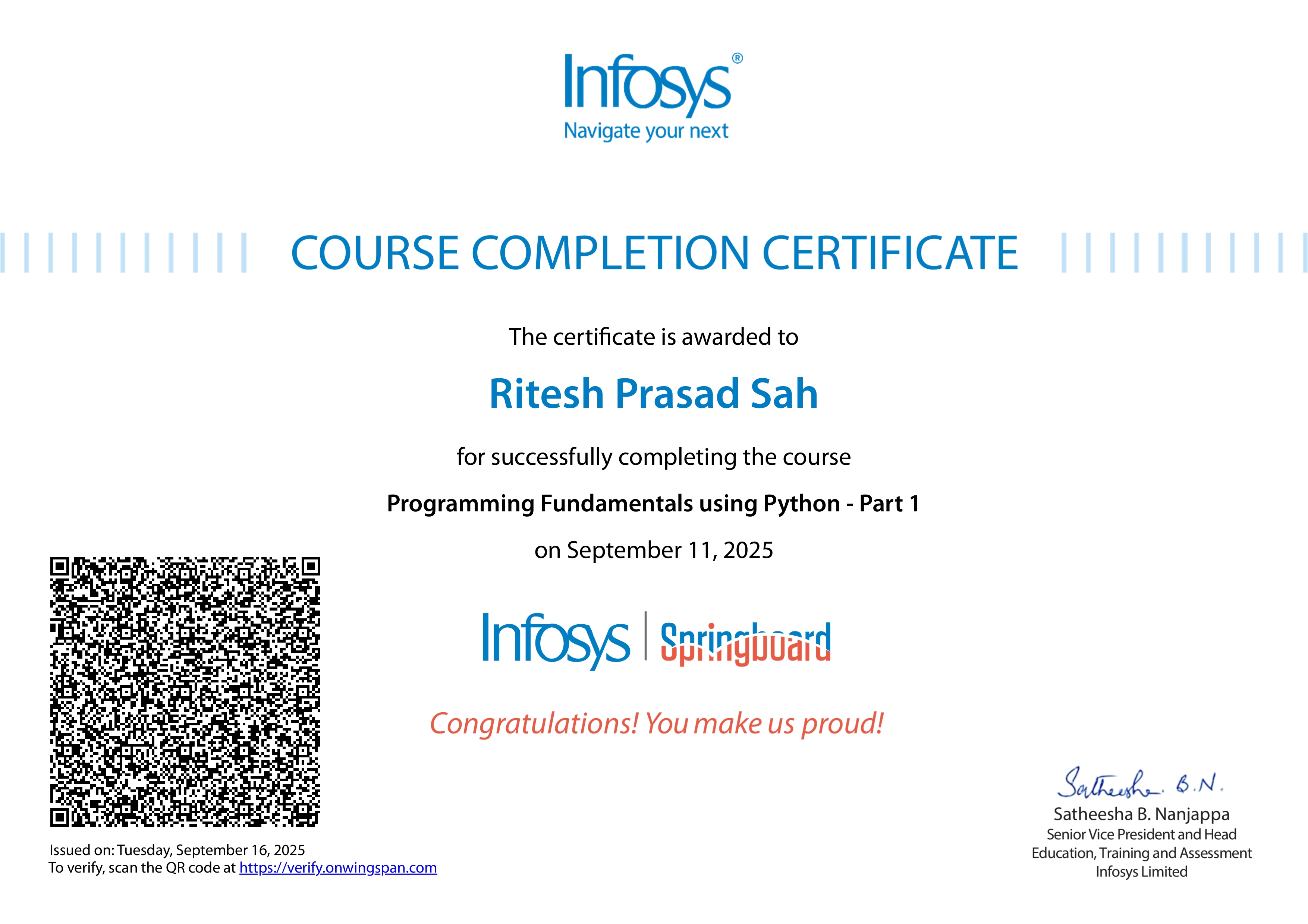 Certificate 3